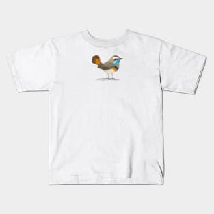 Blue Throat Bird Kids T-Shirt